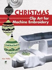 Christmas Clip Art for Machine Embroidery cena un informācija | Grāmatas par veselīgu dzīvesveidu un uzturu | 220.lv