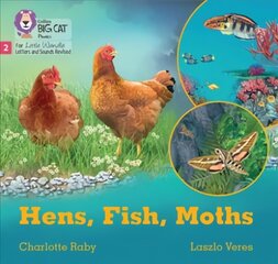 Hens, Fish, Moths: Phase 2 Set 5 Blending Practice cena un informācija | Grāmatas pusaudžiem un jauniešiem | 220.lv