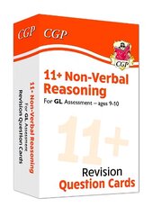 11plus GL Revision Question Cards: Non-Verbal Reasoning - Ages 9-10 cena un informācija | Grāmatas pusaudžiem un jauniešiem | 220.lv