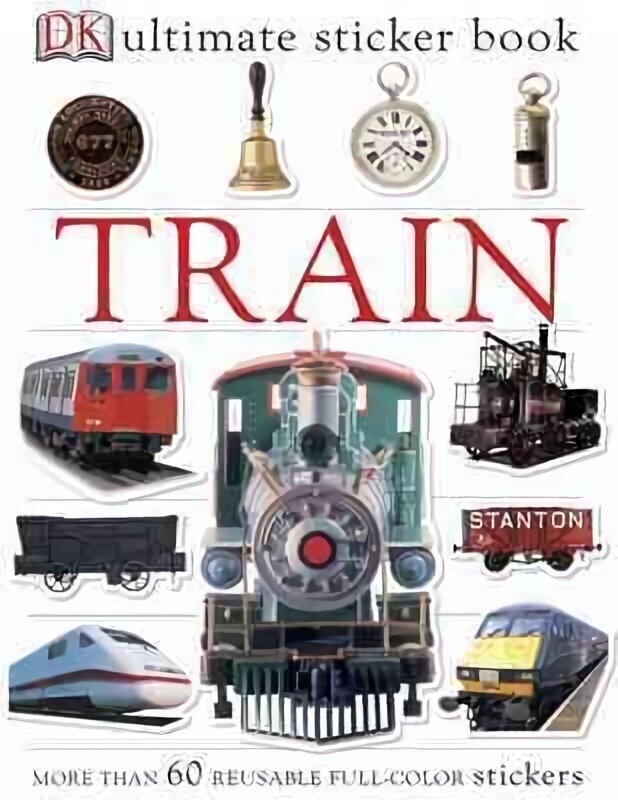 Train Ultimate Sticker Book цена и информация | Grāmatas mazuļiem | 220.lv
