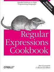 Regular Expressions Cookbook 2e 2nd Revised edition cena un informācija | Ekonomikas grāmatas | 220.lv