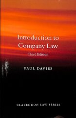 Introduction to Company Law 3rd Revised edition cena un informācija | Ekonomikas grāmatas | 220.lv