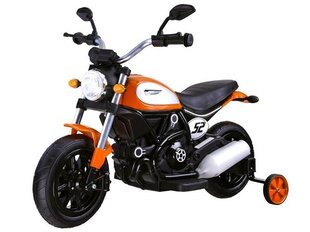 Vienvietīgs elektriskais bērnu motocikls Street BOB, oranžs cena un informācija | Bērnu elektroauto | 220.lv