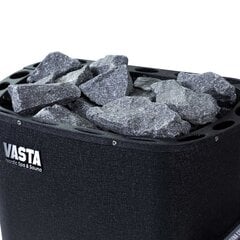 Vasta Elektriskais Pirtu Sildītājs Blaze 6kw, fiksēta vadība, melns цена и информация | Печи для бани и сауны | 220.lv