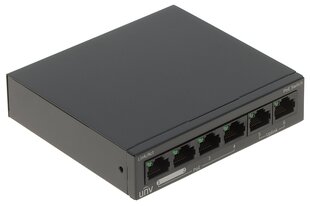 КОММУТАТОР POE NSW2020-6T-POE-IN 4-ПОРТОВЫЙ UNIVIEW цена и информация | Коммутаторы (Switch) | 220.lv