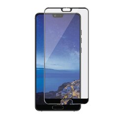 MyScreen Diamond Edge 2.5D Full Glue 0.33mm Stikls, Huawei P20 Pro Pilna izmēra ar Melnu rāmi cena un informācija | Ekrāna aizsargstikli | 220.lv