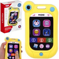 Мобильный телефон со звуками WOOPIE, желтый цена и информация | Игрушки для малышей | 220.lv