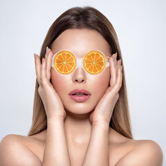 Компрессионная гелевая холодная маска для глаз Aпельсин, 40 г цена и информация | Маски для лица, патчи для глаз | 220.lv