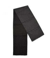 Мужской шарф Versoli 353237 01, черный/серый цена и информация | Мужские шарфы, шапки, перчатки | 220.lv