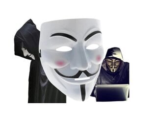 Маска для лица Anonymus цена и информация | Карнавальные костюмы, парики и маски | 220.lv