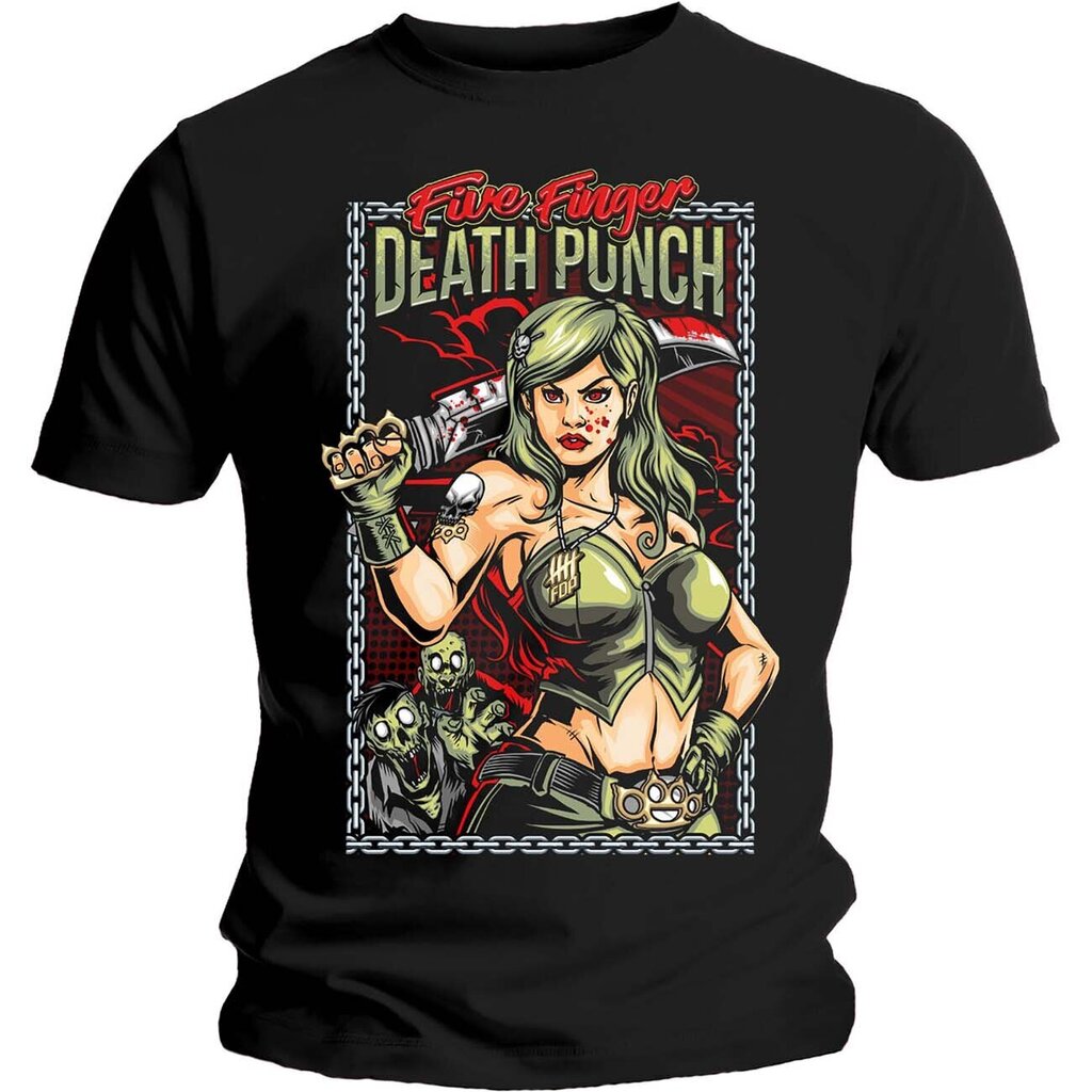 T-krekls ar īsām piedurknēm Five Finger Death Punch cena un informācija | Vīriešu T-krekli | 220.lv