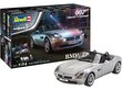 Mašina Revell - James Bond BMW Z8 dāvanu komplekts, 1/24, 05662 cena un informācija | Konstruktori | 220.lv