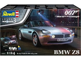 Mašina Revell - James Bond BMW Z8 dāvanu komplekts, 1/24, 05662 цена и информация | Конструкторы и кубики | 220.lv
