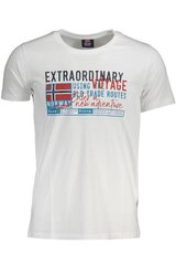 T-krekls vīriešiem Norway 1963 836010, balts цена и информация | Мужские футболки | 220.lv