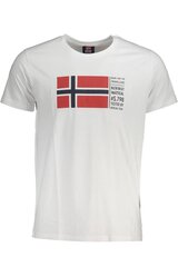 T-krekls vīriešiem Norway 1963 836010, balts цена и информация | Мужские футболки | 220.lv