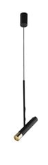 Подвесной светильник Searchlight Cylinder LED 31651-1BK цена и информация | Люстры | 220.lv