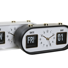Часы-будильник DKD Home Decor 20 x 6 x 9,5 cm Чёрный Белый PVC (2 штук) цена и информация | Радиоприемники и будильники | 220.lv