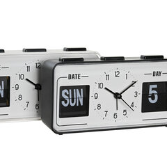 Часы-будильник DKD Home Decor 20 x 6 x 9,5 cm Чёрный Белый PVC (2 штук) цена и информация | Радиоприемники и будильники | 220.lv