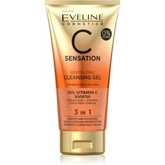 Atjaunojošs gels sejas mazgāšanai Eveline C Sensation 3in1, 150ml цена и информация | Средства для очищения лица | 220.lv