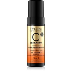 Attīrošas putas sejai Eveline C Sensation 3in1, 150ml цена и информация | Средства для очищения лица | 220.lv