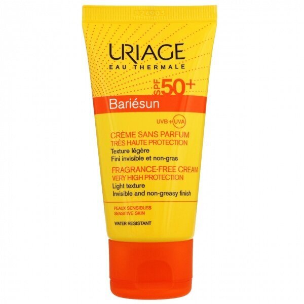 URIAGE Bariesun krēms SPF-50+ 50ml цена и информация | Sauļošanās krēmi | 220.lv