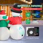 LED sniegavīri Electronics-4, 180 cm, 3gab. cena un informācija | Ziemassvētku dekorācijas | 220.lv