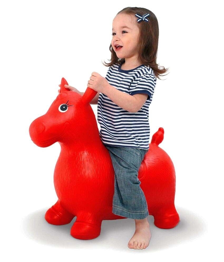 Piepūšams rotaļu zirgs lēkšanai cena un informācija | Rotaļlietas zīdaiņiem | 220.lv