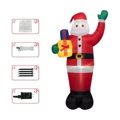 Ziemassvētku vecītis Electronics-3, 182 cm cena un informācija | Ziemassvētku dekorācijas | 220.lv