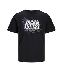 T-krekls vīriešiem Jack & Jones, melns cena un informācija | Vīriešu T-krekli | 220.lv