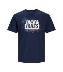 Jack & Jones мужская футболка 12252376*03, тёмно-синий 5715513083611 цена и информация | Мужские футболки | 220.lv