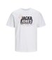 T-krekls zēniem Jack & Jones, balts cena un informācija | Zēnu krekli | 220.lv