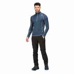 Футболка с длинным рукавом мужская Regatta Yonder Half-Zip Темно-синий цена и информация | Мужские футболки | 220.lv