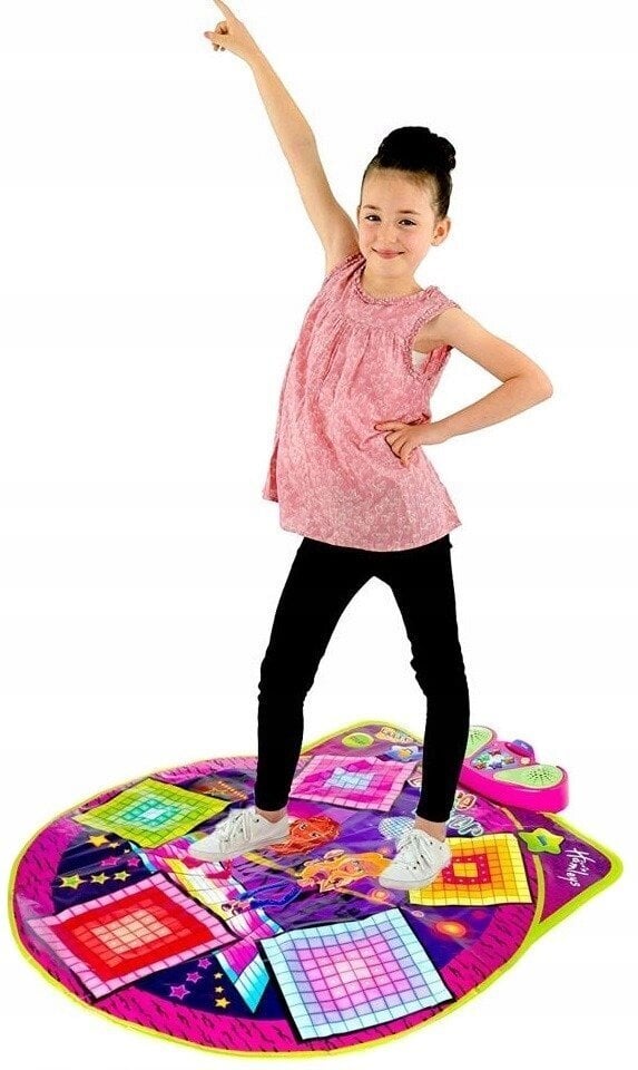 Muzikāls deju paklājiņš Smiki, rozā цена и информация | Rotaļlietas meitenēm | 220.lv