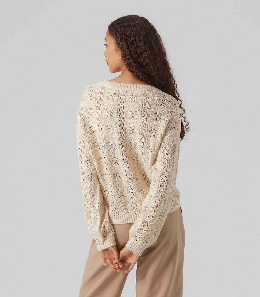 Vero Moda džemperis sievietēm 10300146*02, balts cena un informācija | Sieviešu džemperi | 220.lv