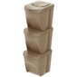 Atkritumu tvertnes Eco wood 25 l, 3 gab. cena un informācija | Miskastes | 220.lv