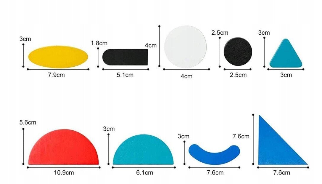 Mīklas Montessori Aig Shapes cena un informācija | Rotaļlietas zīdaiņiem | 220.lv