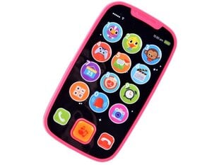 Bērnu interaktīvais telefons Hola, rozā cena un informācija | Rotaļlietas zīdaiņiem | 220.lv