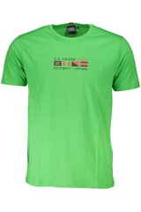 Vīriešu T-krekls ASV Grand Polo UST-693, zaļš цена и информация | Мужские футболки | 220.lv