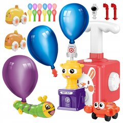 Aerodinamiskais auto, palaišanas ierīce, baloni, sūknis цена и информация | Развивающие игрушки | 220.lv