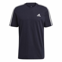 Футболка Essentials 3 bandas Adidas Legend Ink Синий цена и информация | Мужские футболки | 220.lv