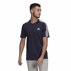 Футболка Essentials 3 bandas Adidas Legend Ink Синий цена и информация | Мужские футболки | 220.lv