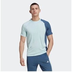 Vīriešu Krekls ar Īsām Piedurknēm Adidas ColourBlock Sarkans cena un informācija | Vīriešu T-krekli | 220.lv
