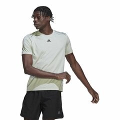 Футболка с коротким рукавом мужская Adidas Hiit Светло-зеленый цена и информация | Мужские футболки | 220.lv