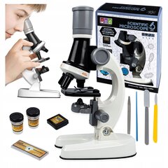 Bērnu mikroskops, 1200x cena un informācija | Attīstošās rotaļlietas | 220.lv