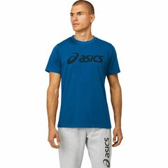 Vīriešu Krekls ar Īsām Piedurknēm Asics Big Logo Zils cena un informācija | Vīriešu T-krekli | 220.lv