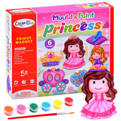 Radošais komplekts magnētu izgatavošanai Color Day Princess cena un informācija | Attīstošās rotaļlietas | 220.lv