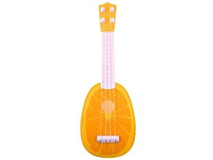 Bērnu ukulele Apelsīns cena un informācija | Attīstošās rotaļlietas | 220.lv