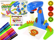 Zīmēšanas projektors ar piederumiem Lean Toys, zila цена и информация | Rotaļlietas zēniem | 220.lv