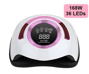 2in1 UV/LED lampa LIVMAN SUN S6, 168W cena un informācija | Pedikīra, manikīra piederumi | 220.lv