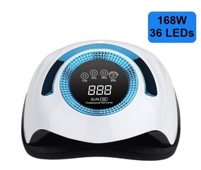 УФ/светодиодная лампа для ногтей 2в1 LIVMAN SUN S6, 168 Вт цена и информация | Аппараты для маникюра и педикюра | 220.lv